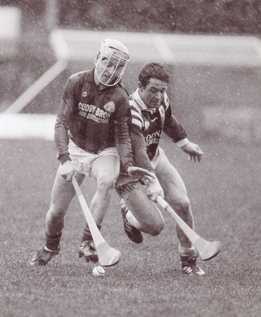 Pat Higgins in action against Camross