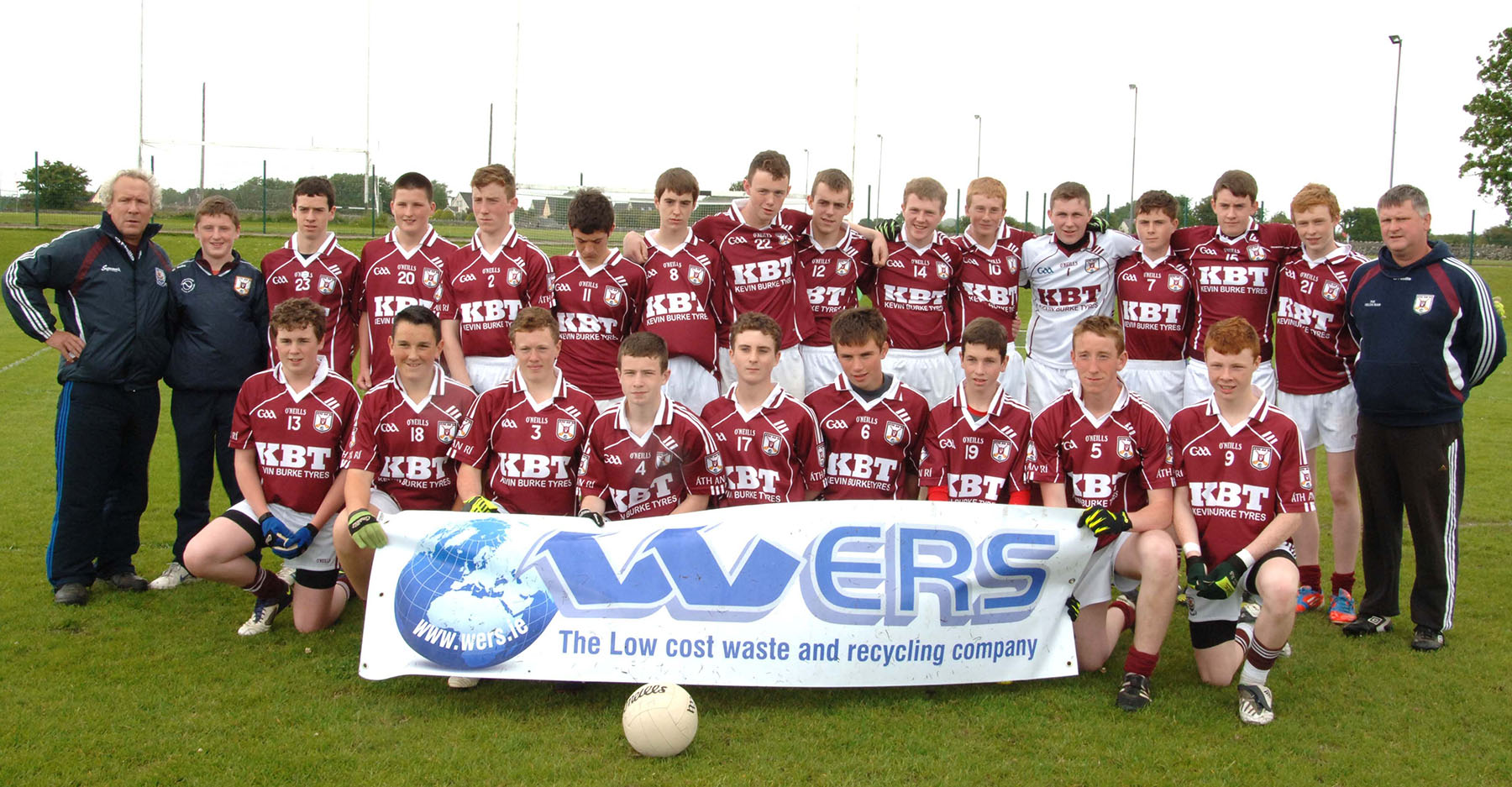 Under 16 Division 2 League FinalAthenryBack:Michael Gibbons (Management), Kevin Mulholland, Michael Fitzsimons, Thomas O'Flaherty, Liam Moran, John McGough, Colm Flynn, Daniel Regan, Dara Kennedy, Niall Burke, Ian O'Shea, Dara Bergin, Luke Conneely, Liam O'Grady, Stephen Patt, Brendan Burke (Management)Front:Declan Joyce, Niall Canon, Cathal Moran, Shane Kendrigan, Adam Conneely, Jack Fitzpatrick, Eoin Keane, Conor Moran, Ryan Shaughnessy